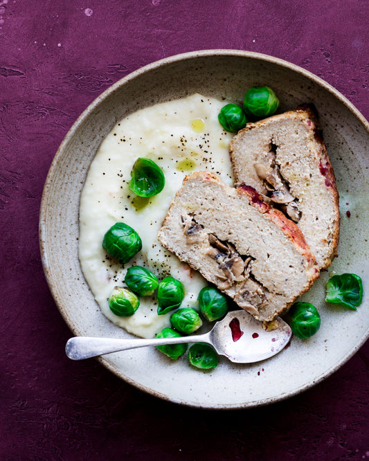 Tofu & Chestnut Christmas Loaf