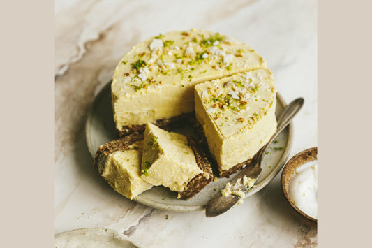 Mango and Coconut Tofu Cheesecake