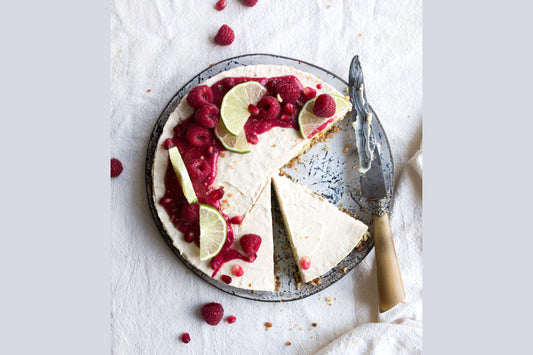 Silken Tofu Strawberry Cheesecake