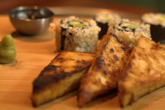 Tofu Miso Triangles