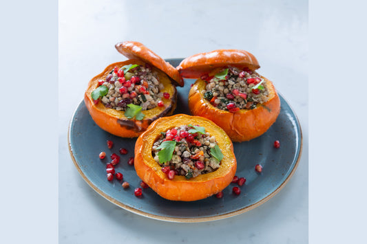 Tofu Stuffed Pumpkins