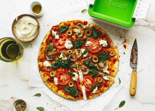Cheesy Tofu Pizza
